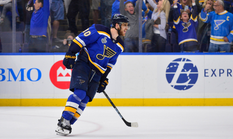 Brayden Schenn of the St. Louis Blues