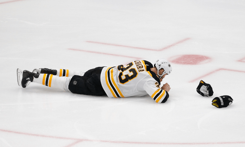 Zdeno Chara of the Boston Bruins